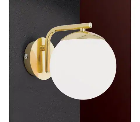 Svietidlá Orion - Nástenná lampa MADIS 1xE14/40W/230V zlatá WA 2-1357/1 MS-matt