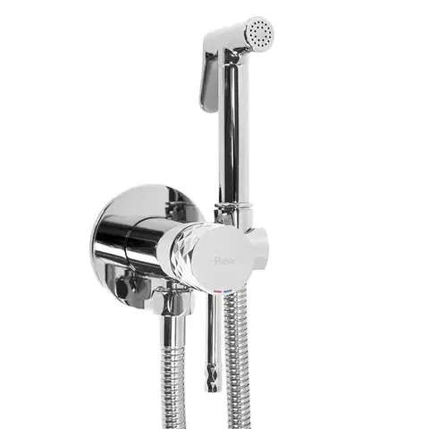 Kúpeľňové batérie REA - Podomietková bidetová batéria LUNGO LOOP Diamond Chrome REA-B8970