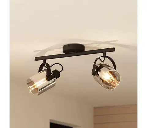 Svietidlá Eglo 99053 - Bodové svietidlo BERREGAS 2xE27/40W/230V 99053