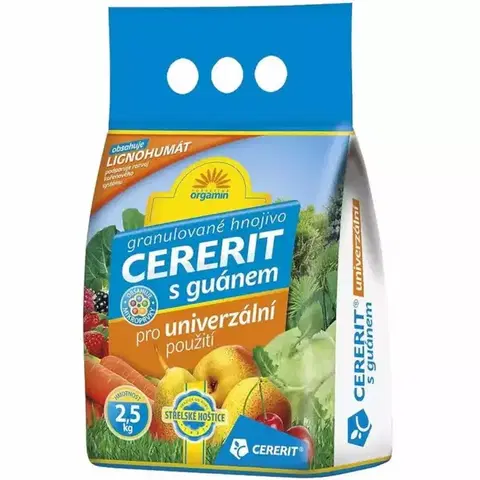 Záhrada Orgamin - Cererit s guánom univerzálny 2,5 kg