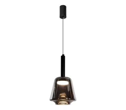 Svietidlá  Závesné svietidlo na lanku BUENO 1xGX53/9W/230V pr. 18 cm dymovo čierne 31-50441