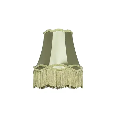 Tienidlo na lampu Lampa z látky zelená 30 cm - Granny