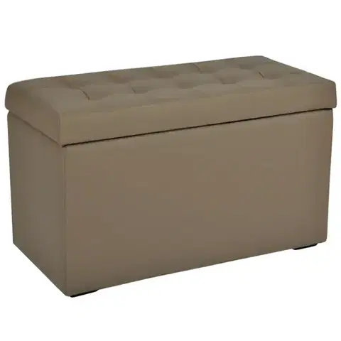 Taburetky na sedenie Taburetka Box M cappuccino