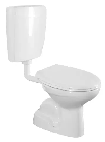 Záchody SAPHO - WC kombi, dvojtlačítko 4,5/6l, spodný odpad, biela TP3406