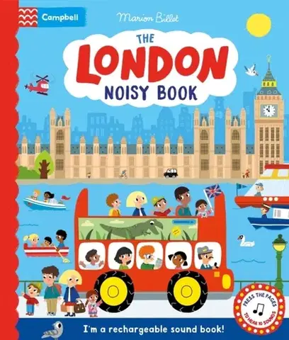 Leporelá, krabičky, puzzle knihy The London Noisy Book - Campbell Books