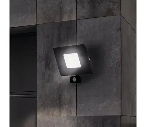 LED osvetlenie Eglo 97463 - LED Reflektor so senzorom FAEDO 3 LED/50W/230V IP44 97463