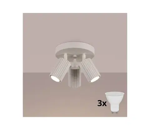 Svietidlá BRILAGI - LED bodové svietidlo CRESTO 3xGU10/10W/230V krémové BR.1601
