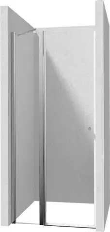 Sprchovacie kúty DEANTE - Kerria Plus chróm sprchové dvere bez stenového profilu, 100 cm - výklopné KTSU043P
