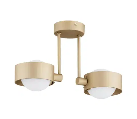 Svietidlá Argon 7215 - Kúpeľňový luster na tyči MASSIMO PLUS 2xG9/6W/230V IP44 zlatá 7215