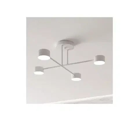 Svietidlá EMIBIG Prisadený luster HALO 4xGX53/10W/230V biela 1356/4