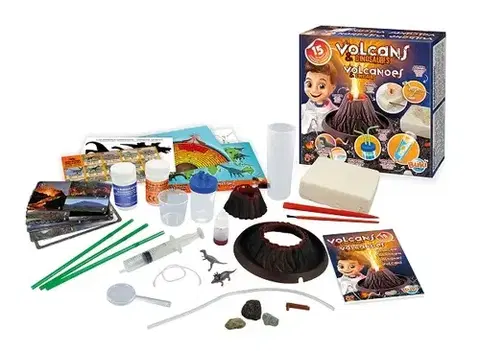 Vedecké experimenty Buki Experimentálna sada Vulkány a Dinosaury
