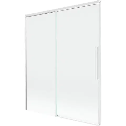 Sprchové dvere MEXEN/S - Rox vaňová zástena 2-krídlová posuvná 140 x 150, transparent, biela 8C9-140-001-20-00