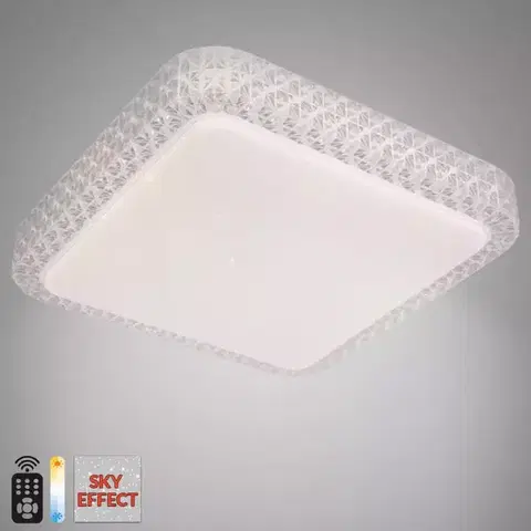 Moderné lampy do obývačky Stropná lampa LED RKCC 40 – 40X40 pilot 24W