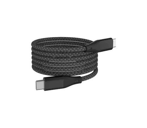 Predlžovacie káble Winner Group - Magnetický USB kábel USB-C / USB-C 60W 1m čierna WINKABNAVCCBL
