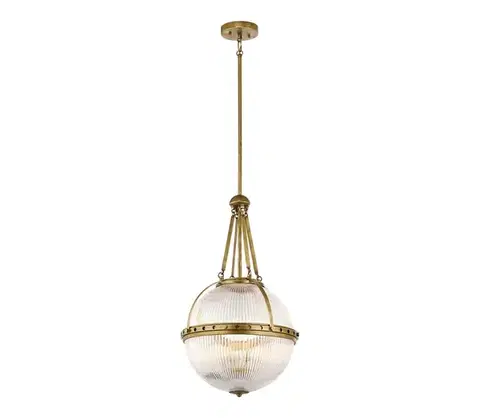 Svietidlá Elstead Kichler - Luster na tyči ASTER 3xE14/60W/230V zlatá KL-ASTER-P-NBR