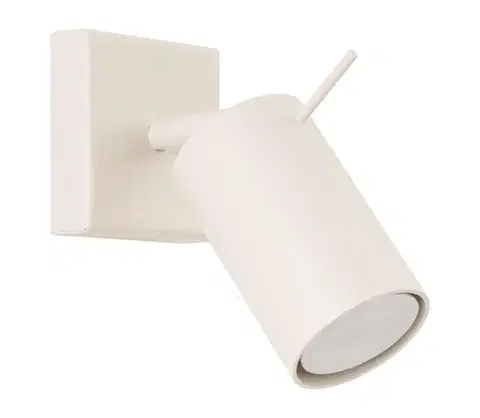 Svietidlá  SL.1494 - Nástenné bodové svietidlo RING 1xGU10/10W/230V krémová SL.1494