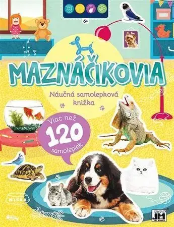Nalepovačky, vystrihovačky, skladačky Samolepková knižka - Mláďatá