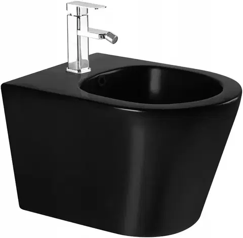 Doplnky do kúpeľne MEXEN - Bidet Rico závesné, čierna matná 35724885