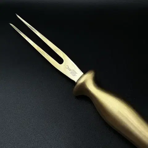 Kuchynské nože IVO Vidlička na mäso IVO ViRTU GOLD 18 cm 39026.18