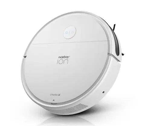 Predlžovacie káble Niceboy ION Charles i6 - Inteligentný robotický vysávač 2v1 2600 mAh Wi-Fi biela charles-i6-white