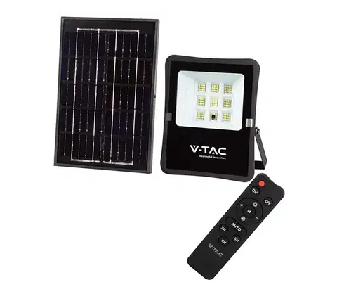 LED osvetlenie  LED vonkajší solárny reflektor 6W/3,2V 6400K IP65 6964