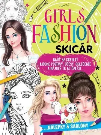 Pre deti a mládež - ostatné Girls fashion - skicár