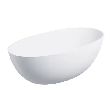 Vane OMNIRES - SHELL M+ voľne stojaca vaňa, 148 x 75 cm, biela mat SHELL148WWBM