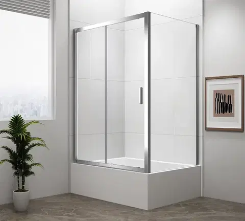 Sprchové dvere POLYSAN - DEEP obdĺžniková sprchová zástena 1200x750 L/P varianta,číre sklo MD1216MD3116