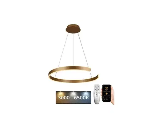 Svietidlá  LED Stmievateľný luster na lanku LED/70W/230V 3000-6500K + diaľkové ovládanie J4326/G