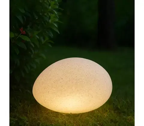 Záhradné lampy  Vonkajšie dekoratívne svietidlo LUMISTONE 1xE27/15W/230V IP65 priemer 26,5 cm LO-1.2/S