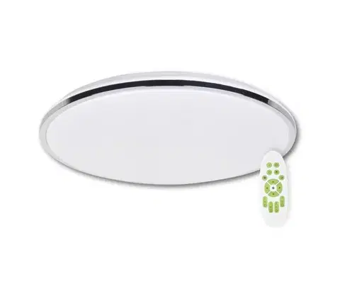 Svietidlá Top Light Silver KXL RC - LED Stmievateľné stropné svietidlo LED/51W/230V DO Silver KXL RC