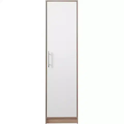 Šatníkové skrine Skriňa Smart SR5 50 cm dub sonoma/biela