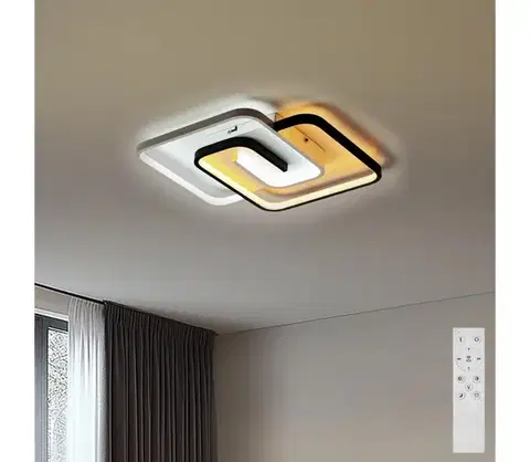 Svietidlá BRILAGI - LED stmievateľné stropné svietidlo VELO LED/64W/230V 3000-6500K + diaľkový ovládač BRCL66S-64W
