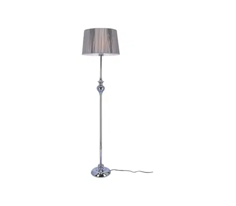 Lampy  Stojacia lampa GILLENIA 1xE27/60W/230V strieborná 51-11947
