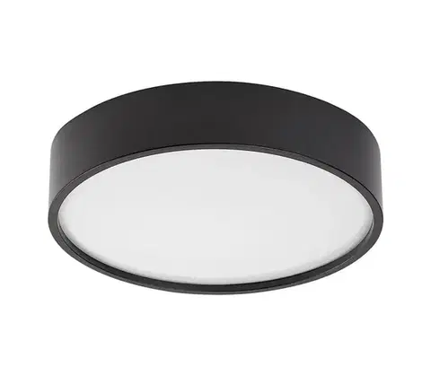 Svietidlá Rabalux 75011 - LED Stropné svietidlo so senzorom LARCIA LED/19W/230V IP44 čierna 75011