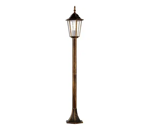 Záhradné lampy  Vonkajšia lampa ARRAIA 1xE27/15W/230V IP44 bronz patina 16125
