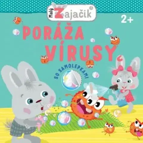 Nalepovačky, vystrihovačky, skladačky Malý zajačik poráža vírusy