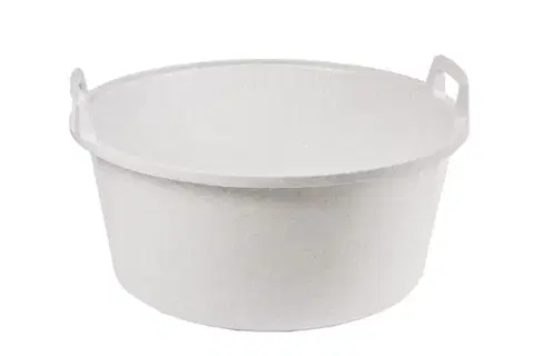 Lavóry, vandle ALFA PLASTIK - Vandlík škopok 56cm okrúhly 40l granit biely