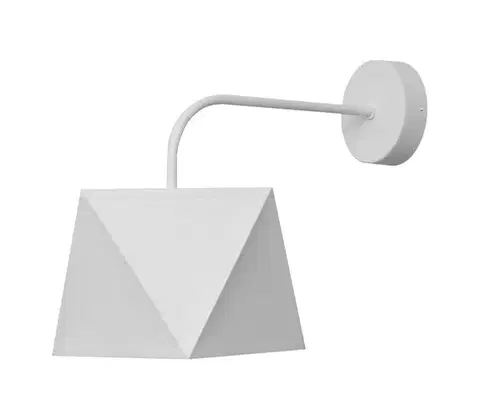 Svietidlá  Nástenné svietidlo ADAMANT 1xE27/15W/230V biela K-0501/1 WT