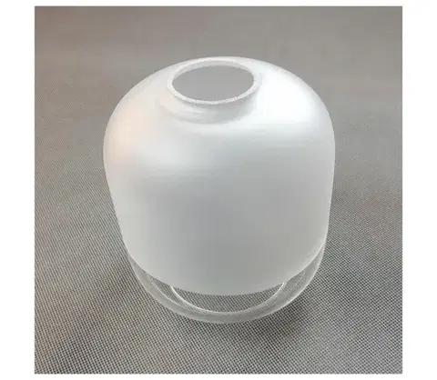 Lampy  Náhradné sklo k lustru MARCO E27, priemer 14 cm, biele/číre 7779