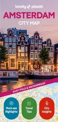 Geografia, mapy, sprievodcovia Lonely Planet Amsterdam City Map - Planet Lonely