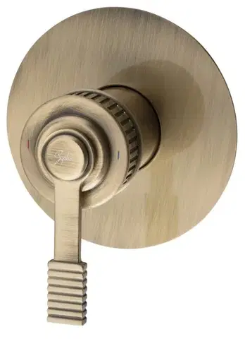 Kúpeľňové batérie SAPHO - VERSI podomietková sprchová batéria, 1 výstup, bronz RV041/18