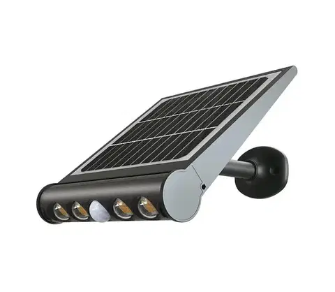 Svietidlá  LED solárne nástenné svietidlo so senzorom LED/8W/3,7V IP65 4000K 4000 mAh 6849