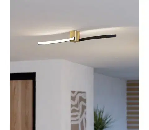 Svietidlá Eglo 901216 - LED Stropné svietidlo AIETA LED/12W/230V 4000K čierna 901216