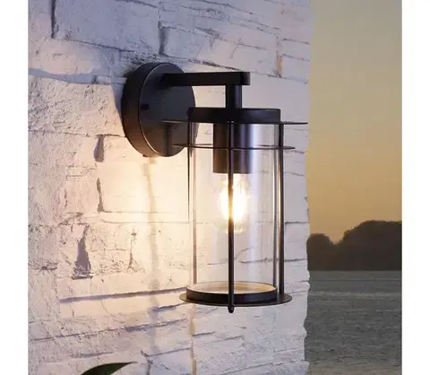 Záhradné lampy Eglo 96239 - Vonkajšie nástenné svietidlo VALDEO 1xE27/60W 96239