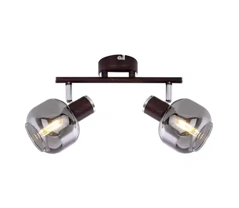 Svietidlá Globo 54303-2 - Bodové svietidlo PALLO 2xE14/40W/230V 54303-2