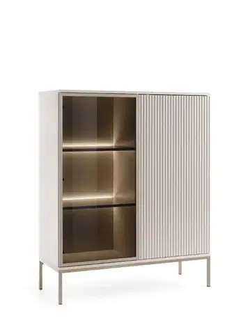 Vitríny ArtPS Vitrína INTENSO WT104 | cashmere