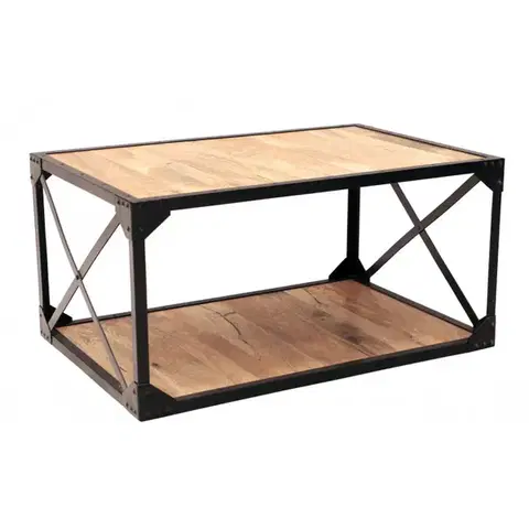 Konferenčné stolíky Konferenčný stolík Gita 90x45x60 indický masív mango