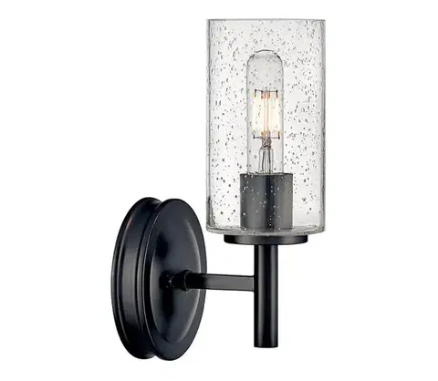 Svietidlá Elstead Hinkley HK-COLLIER1-BX - Nástenné svietidlo COLLIER 1xE27/60W/230V HK-COLLIER1-BX