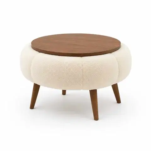Konferenčné stolíky Konferenčný stolík PAPATYA 60 WALNUT